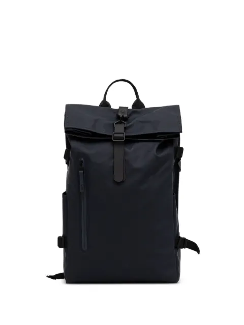 Rains large Rolltop buckled backpack