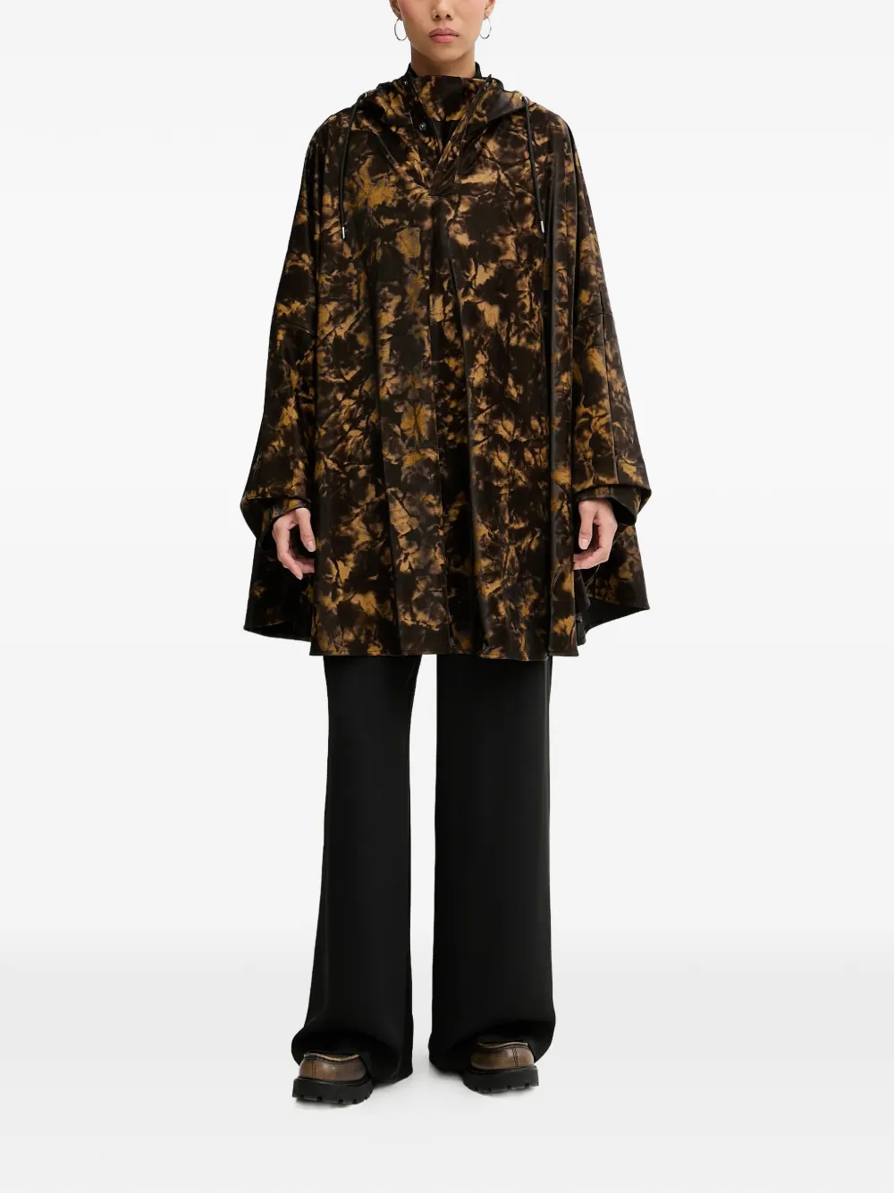 Rains Cape met capuchon Bruin