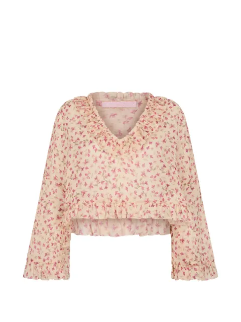 Kristina Ti blusa con estampado floral