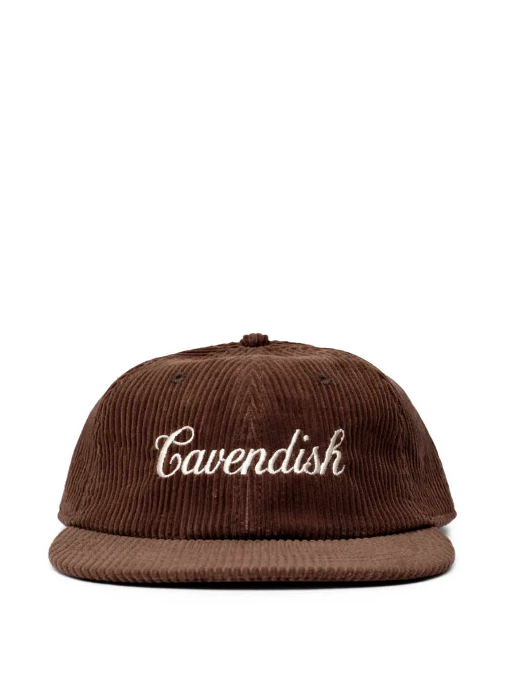  Cavendish Corduroy Logo Cap - Brown 
