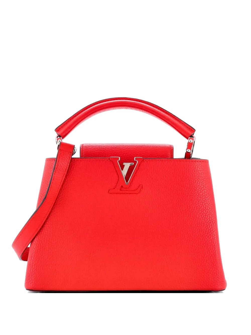 Louis Vuitton Pre-Owned Capucines Bag Leather BB satchel - Rosso
