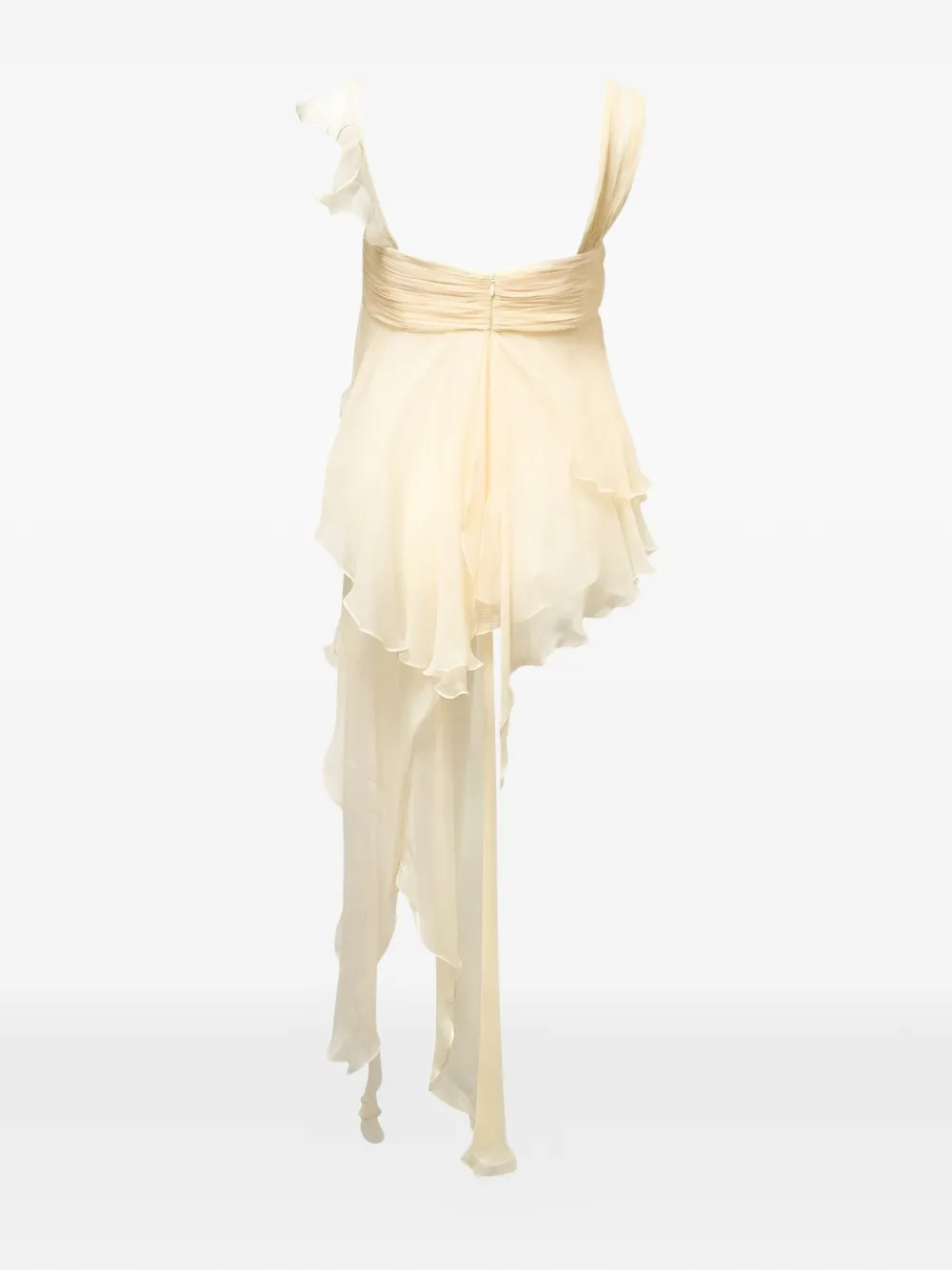 Stolen Stores Fairy blouse met ruches Beige