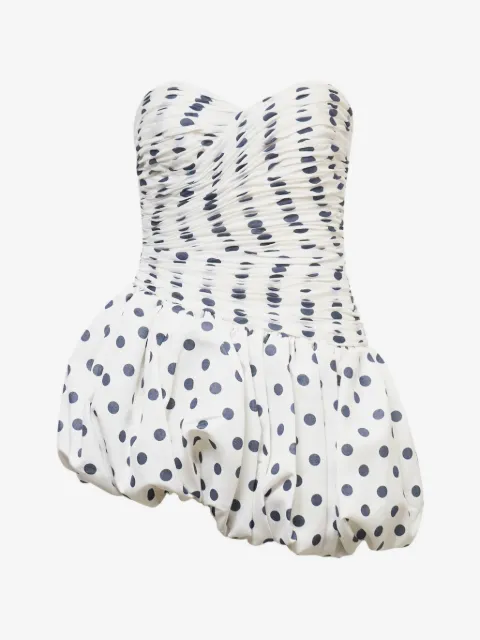 Stolen Stores polka-dots draped mini dress