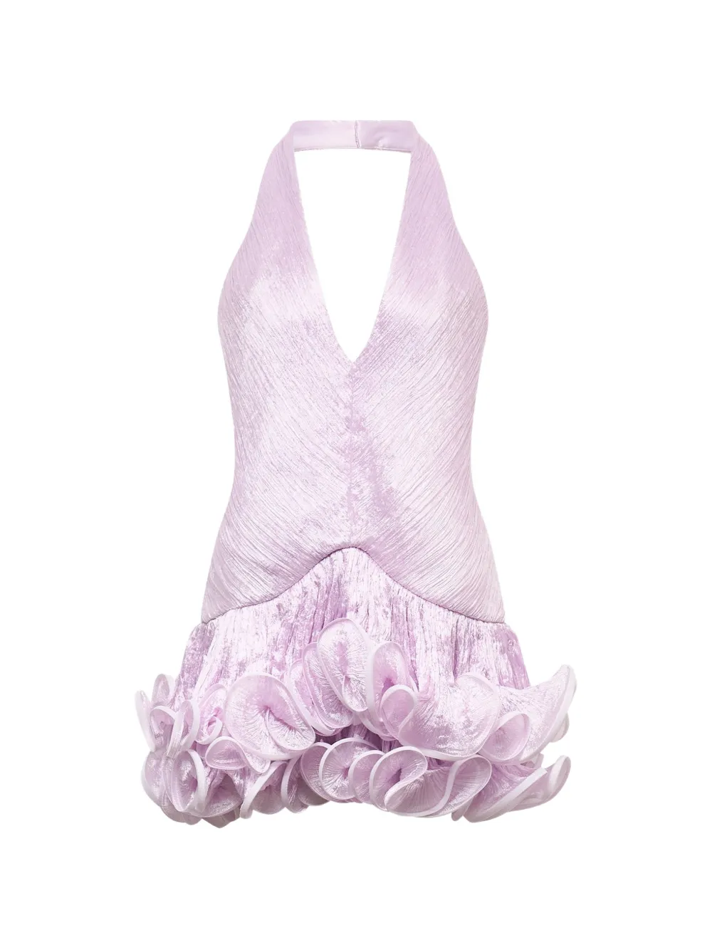 Stolen Stores Ms. Tutu V-neck ruffled mini dress - Purple