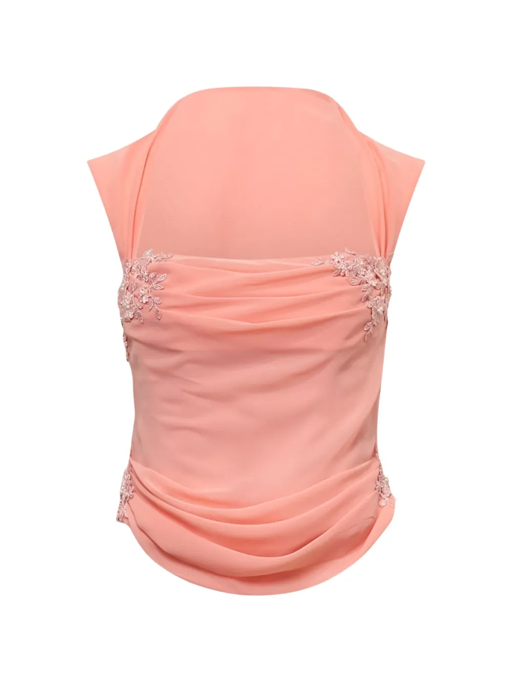 Stolen Stores Belle draped lace corset - Arancione