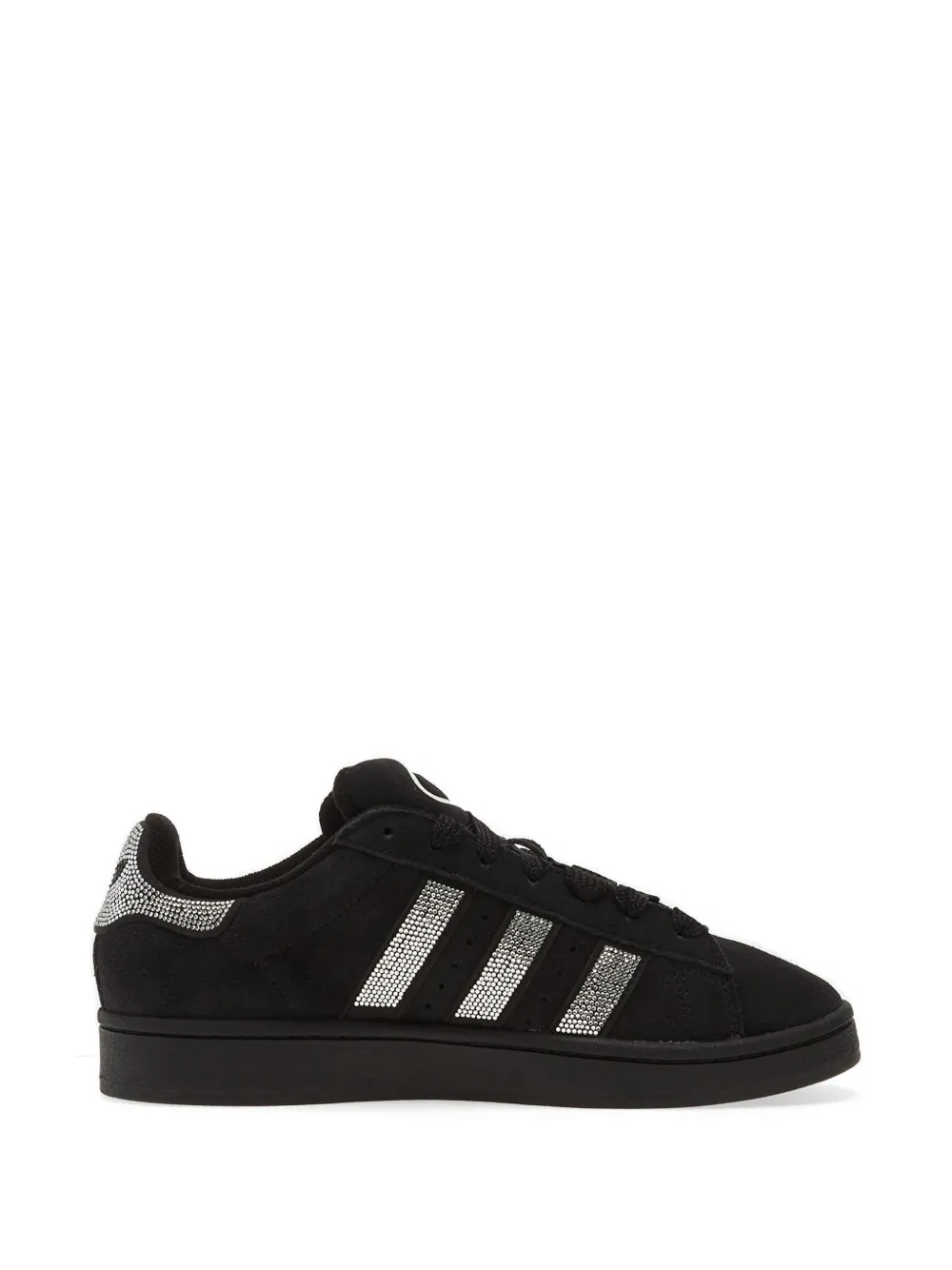 Adidas Campus 00s three-stripes platform-sole slippers Groen