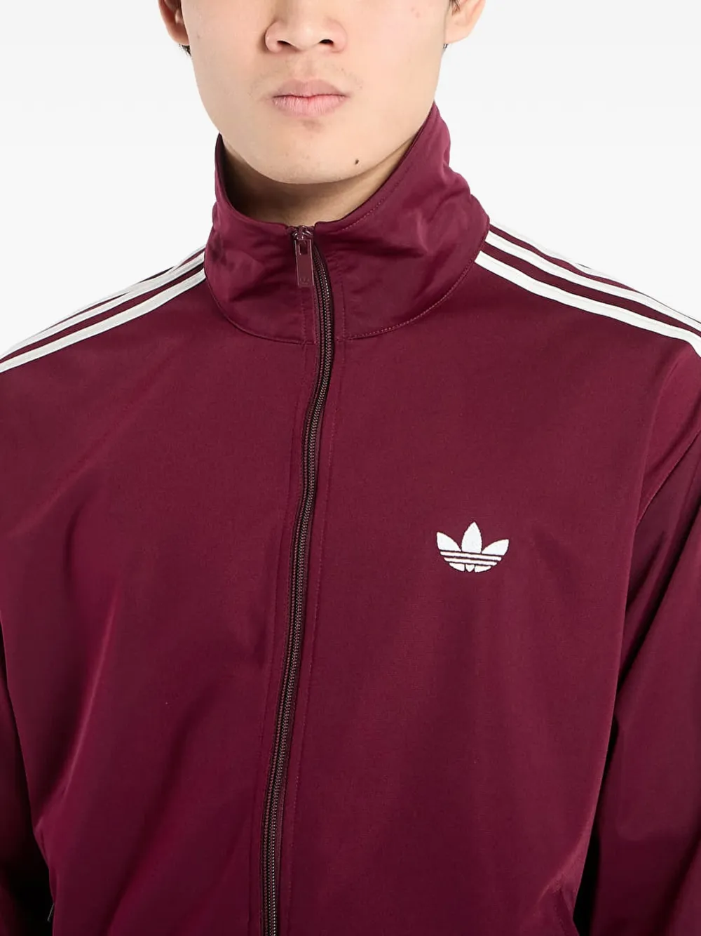 adidas Firebird jack met gestreept detail Rood