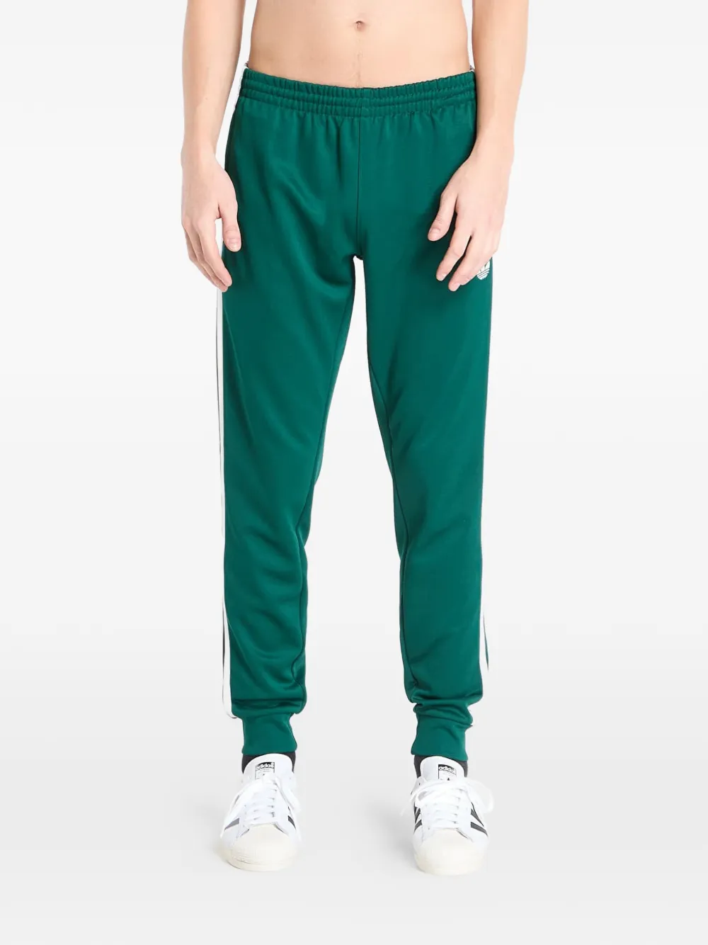 adidas striped track pants - Verde