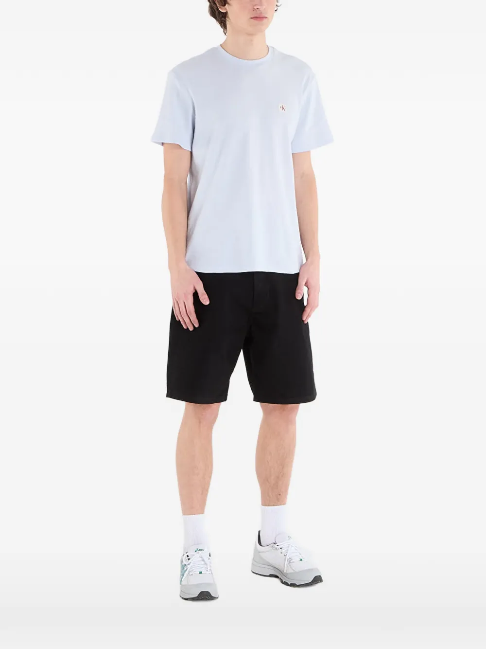 Calvin Klein Jeans logo-print T-shirt - Blau