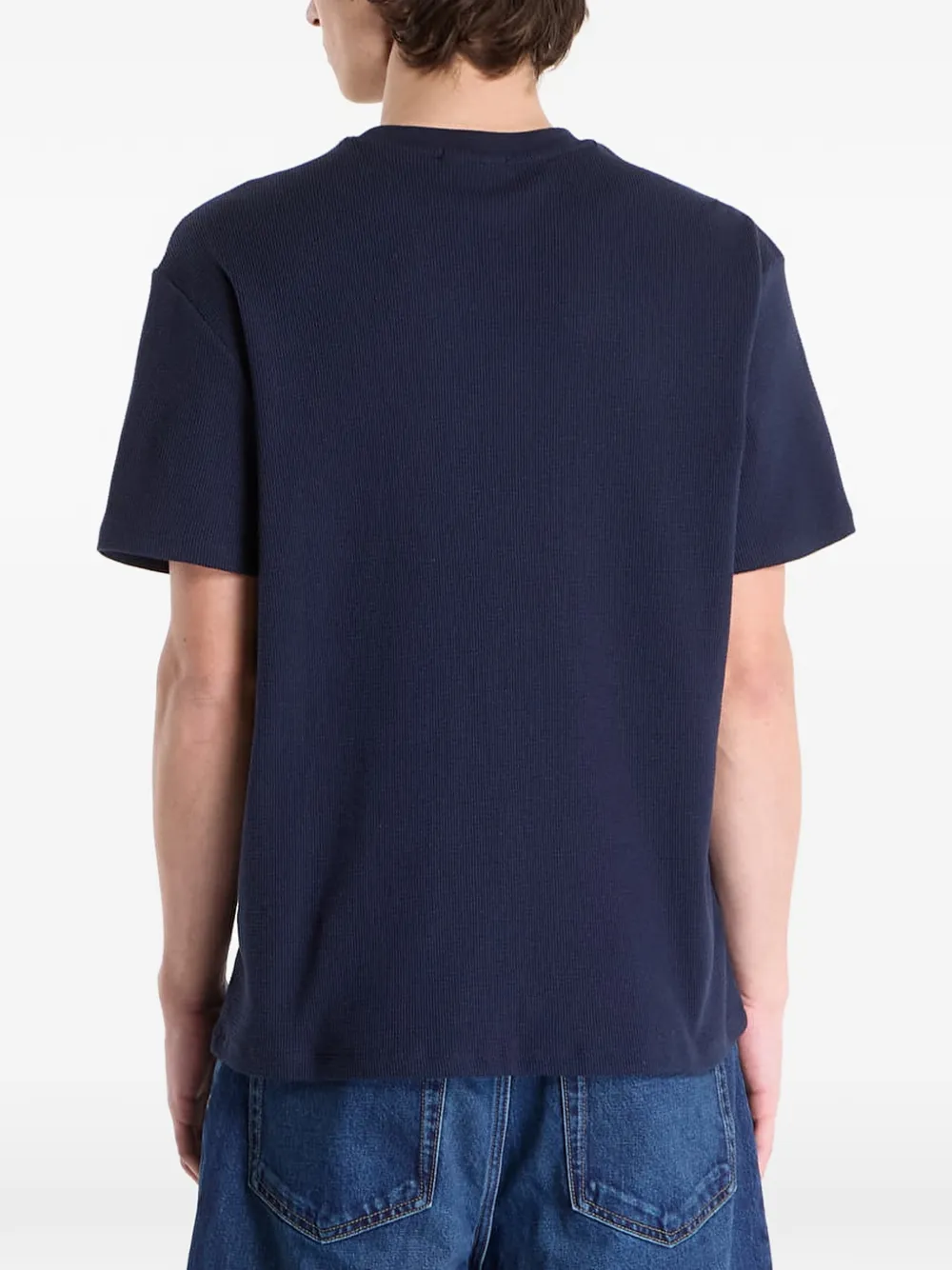  Calvin Klein Logo-patch T-shirt - Blue 
