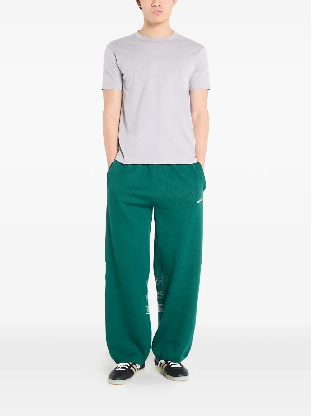 adidas Santiago trainingsbroek met logoprint Groen