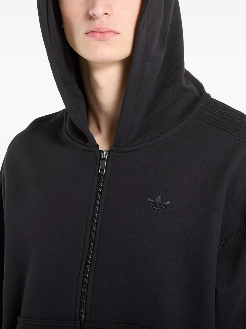 adidas Essentials hoodie met rits Zwart