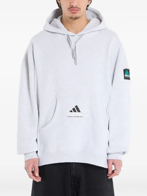 adidas logo-embroidery hoodie