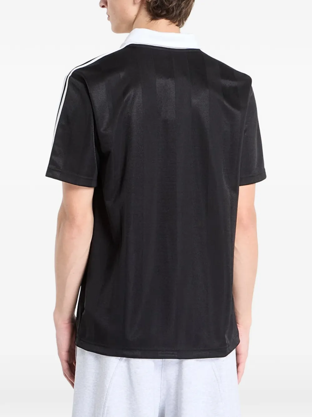 adidas Archive Collar Engineered jersey Zwart