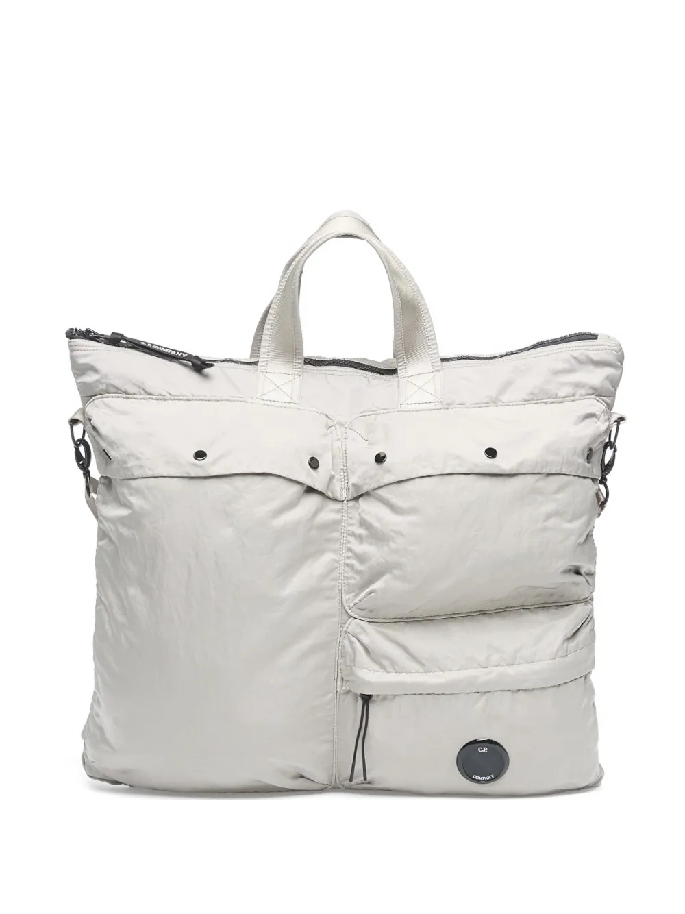 C.P. Company zip-fastening tote bag - Grigio