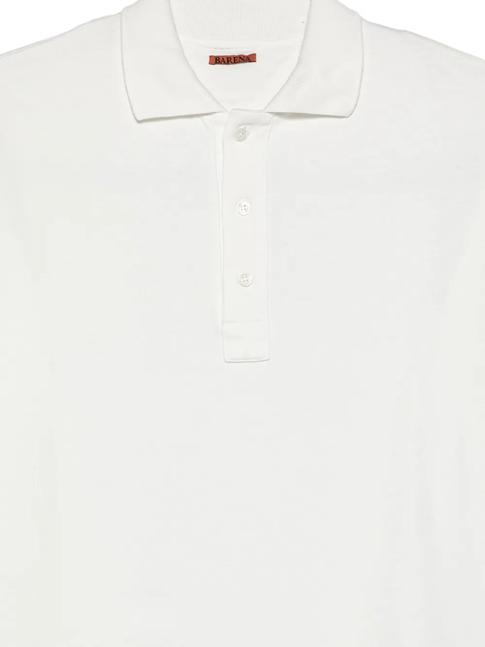 Barena Poloshirt van gerecycled polyester Wit