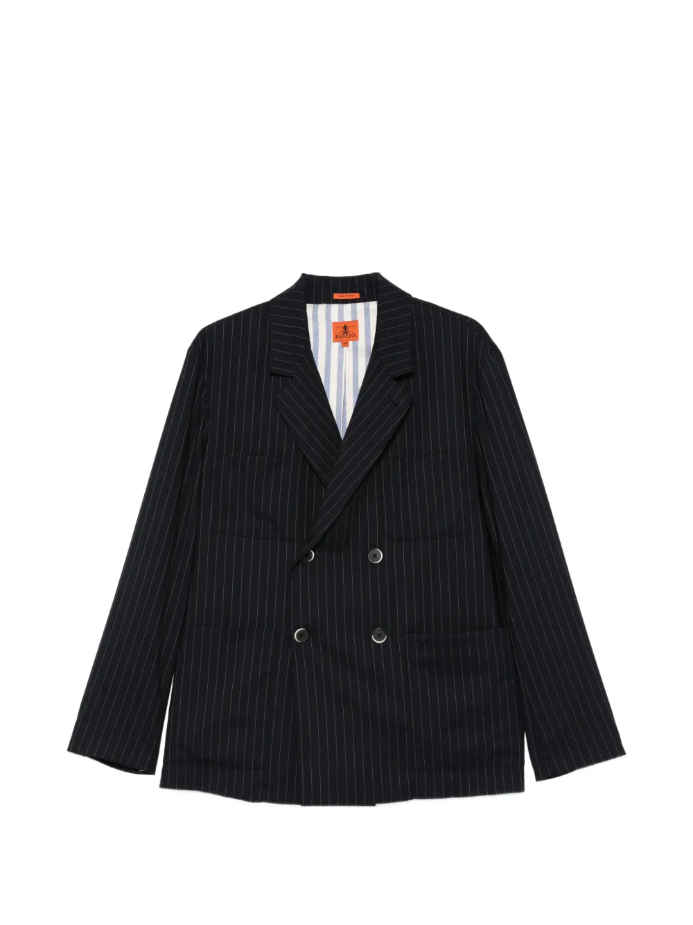 Barena button striped blazer | blu | Image 1
