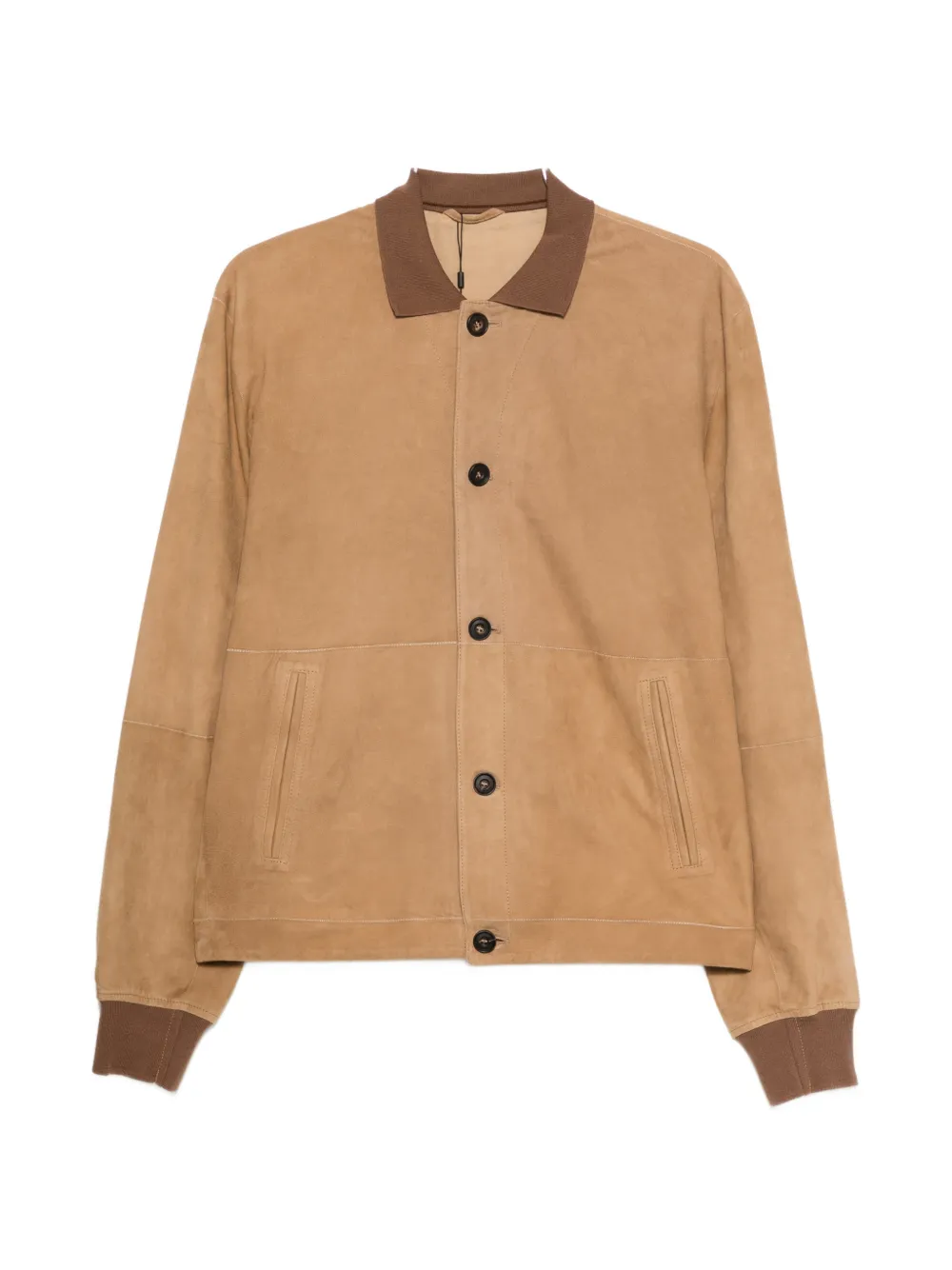 Corneliani button lambskin jacket | ニュートラル | Image 1