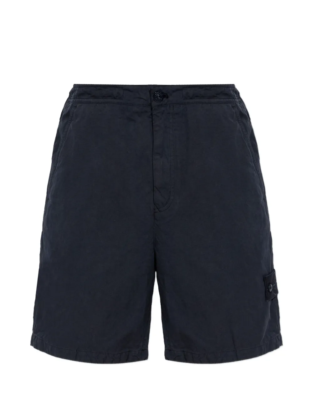 Stone Island patch-pocket shorts - Blu