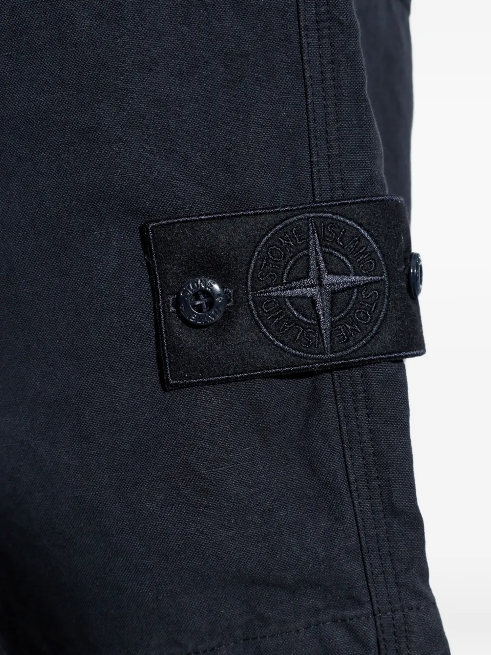 Stone Island Shorts met opgestikte zak Blauw
