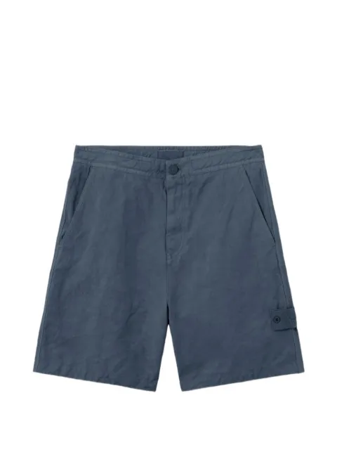 Stone Island L100003 cotton linen canvas shorts Ghost