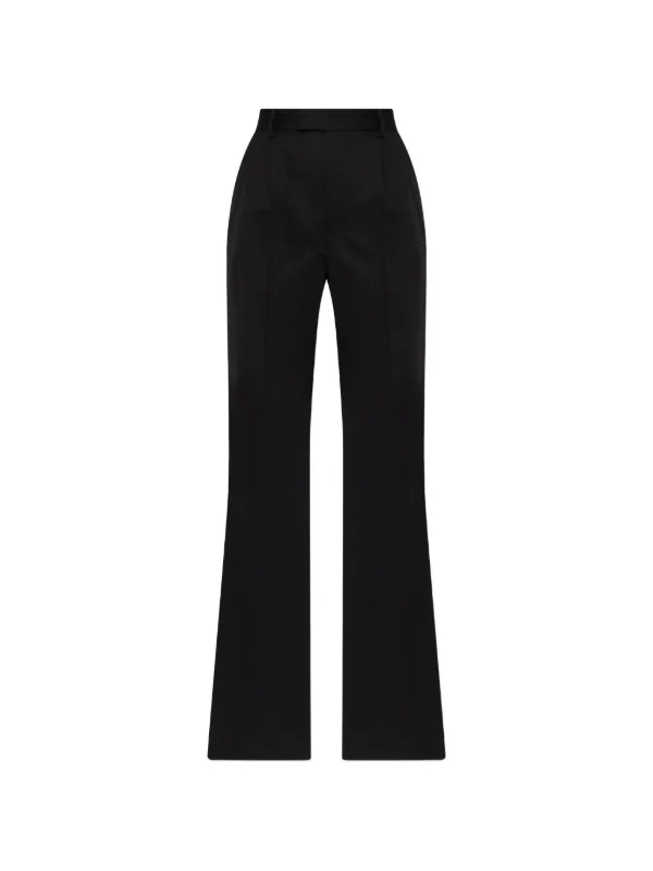 Vivienne Westwood Belt-loops Flared Trousers in Black