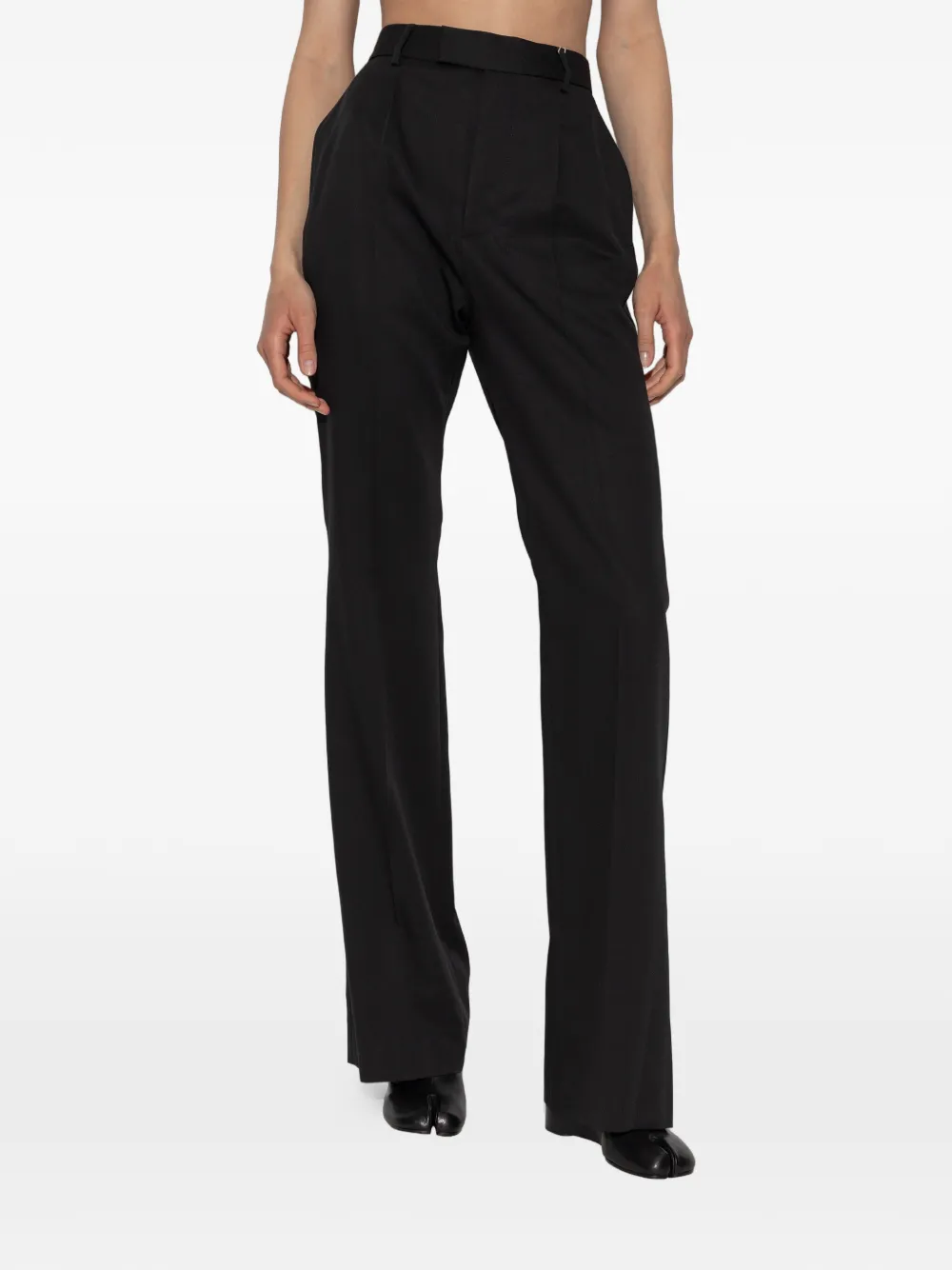 Vivienne Westwood Flared broek met riemlussen Zwart