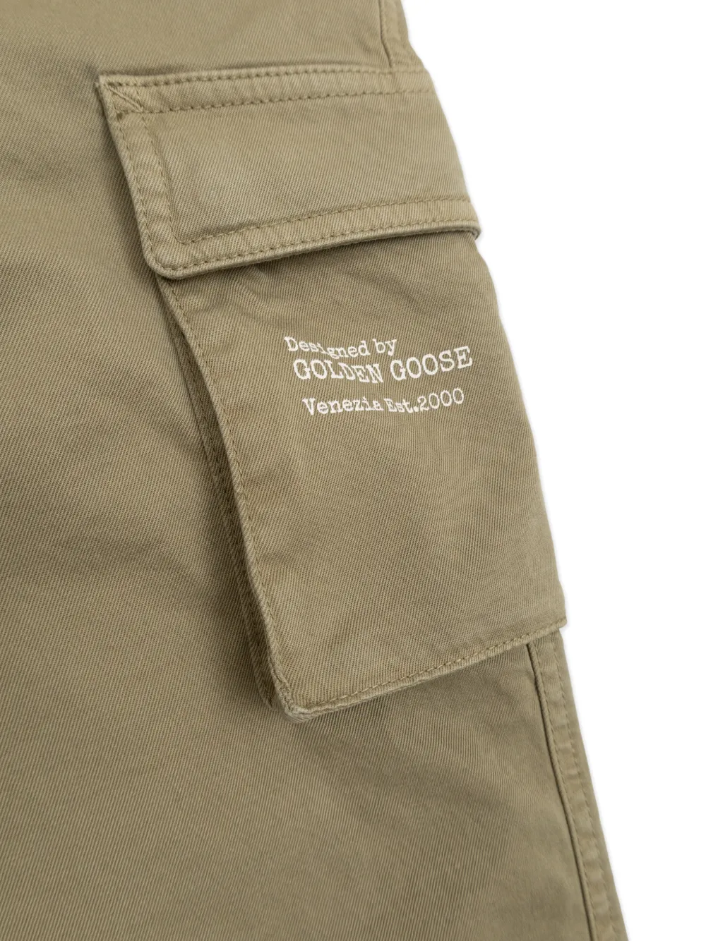 Buttoned Cargo Trousers