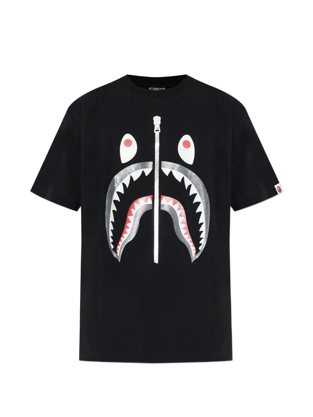A BATHING APE® shark graphic T-shirt - Nero