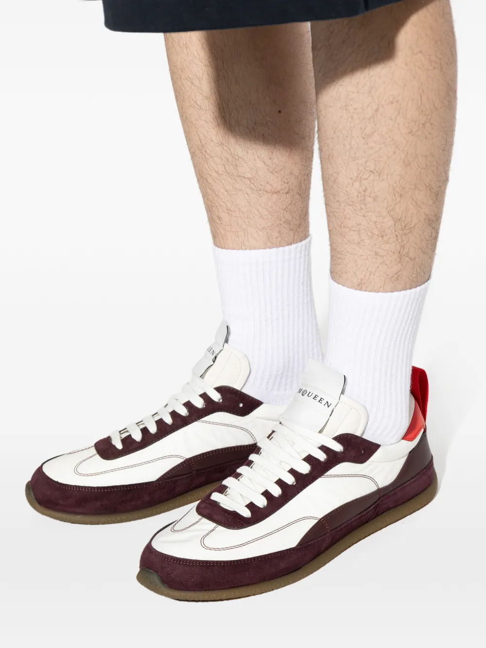 EC1 panelled lace-up sneakers