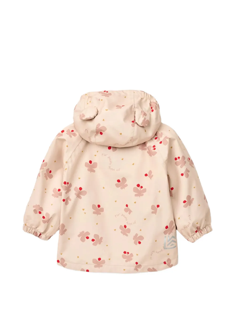 Liewood Manu skipak met bloemenprint (set van jack en broek) Beige
