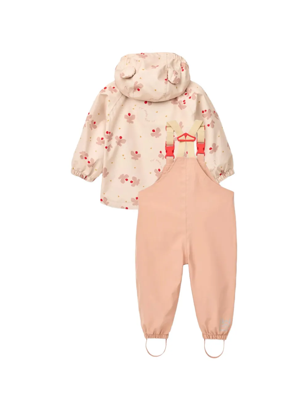  Liewood Floral Hooded Jacket - Neutrals 