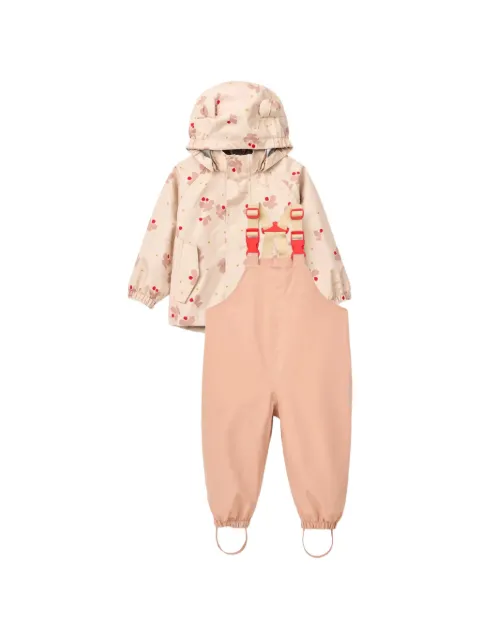 Liewood floral hooded jacket