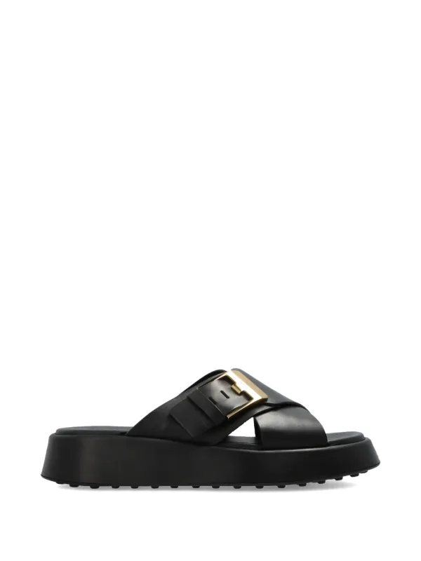 Tod's Criss-cross Mules in Black