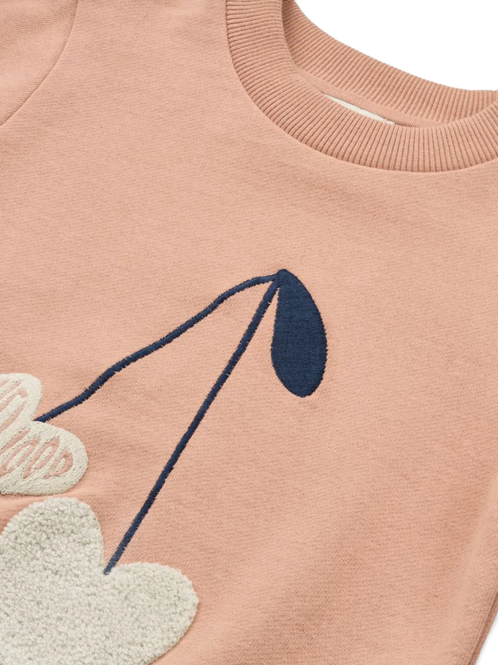  Liewood Heart Appliqué Sweatshirt - Pink 