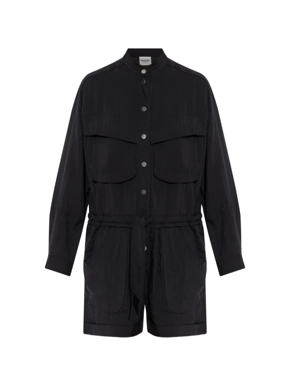 MARANT ÉTOILE Betyna buttoned short jumpsuit - Nero