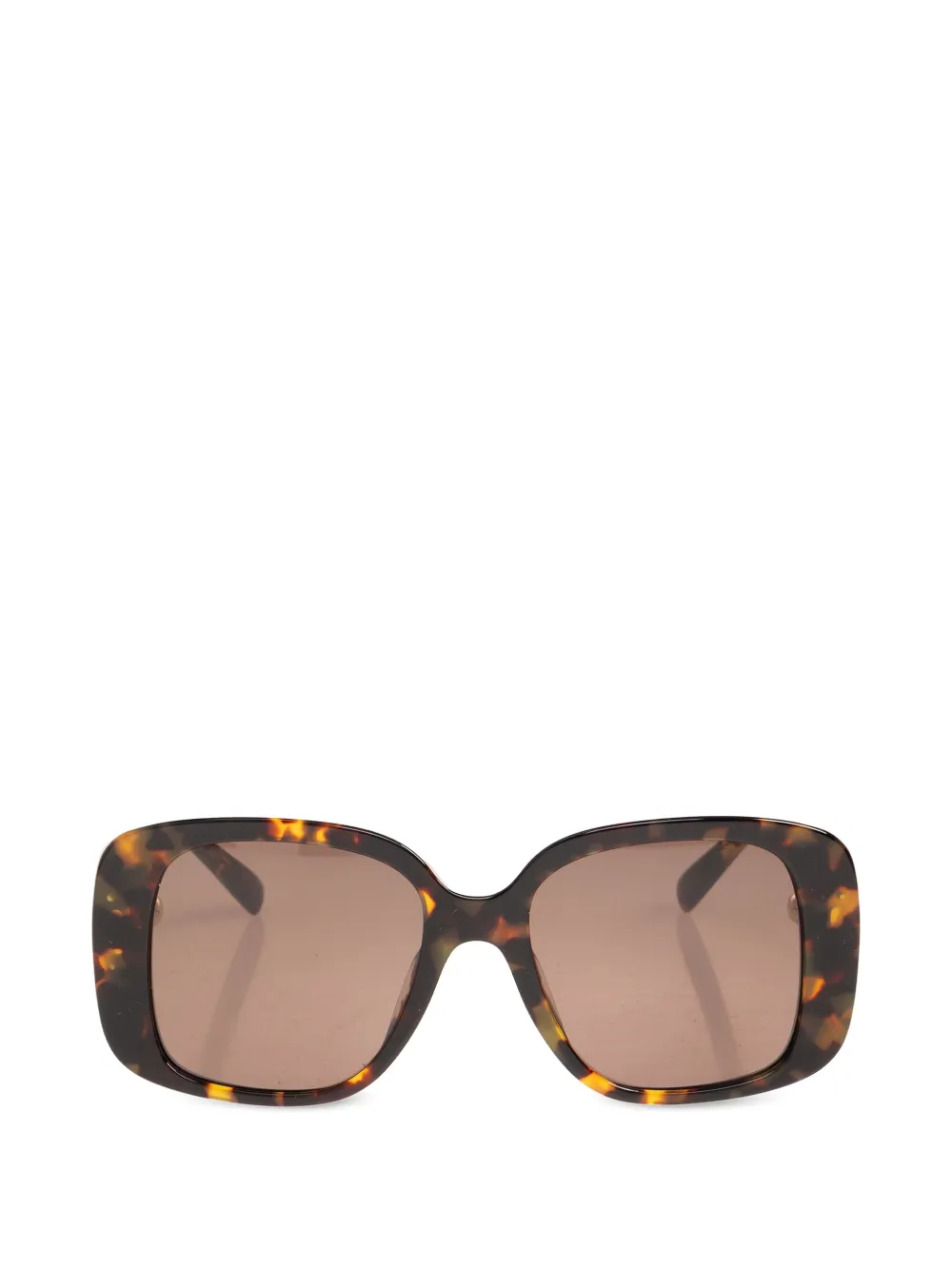 Tory Burch geometric-frame sunglasses - Braun