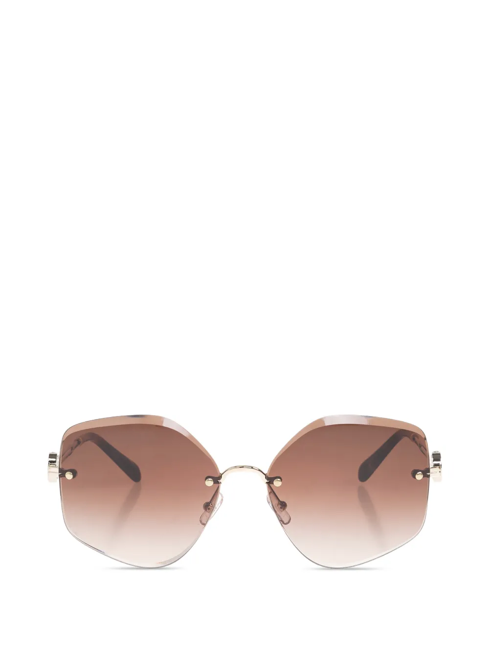 Tory Burch oversized-frame sunglasses - Rosa