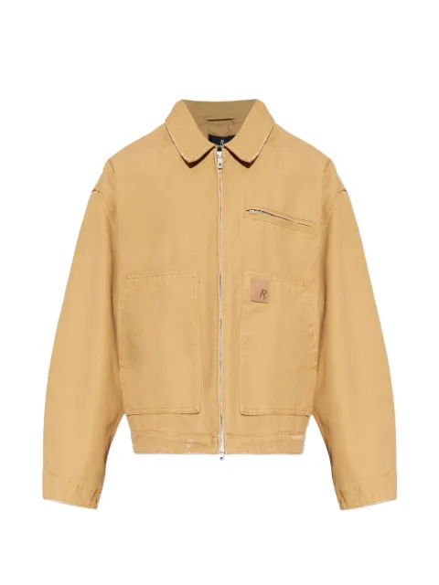 Represent pocket zip cotton jacket