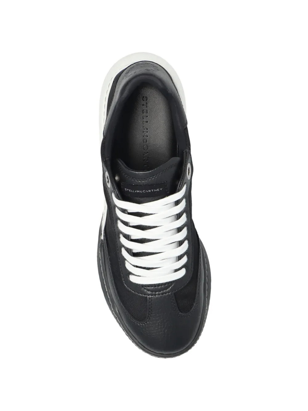 Stella McCartney lace-up platform sneakers Zwart