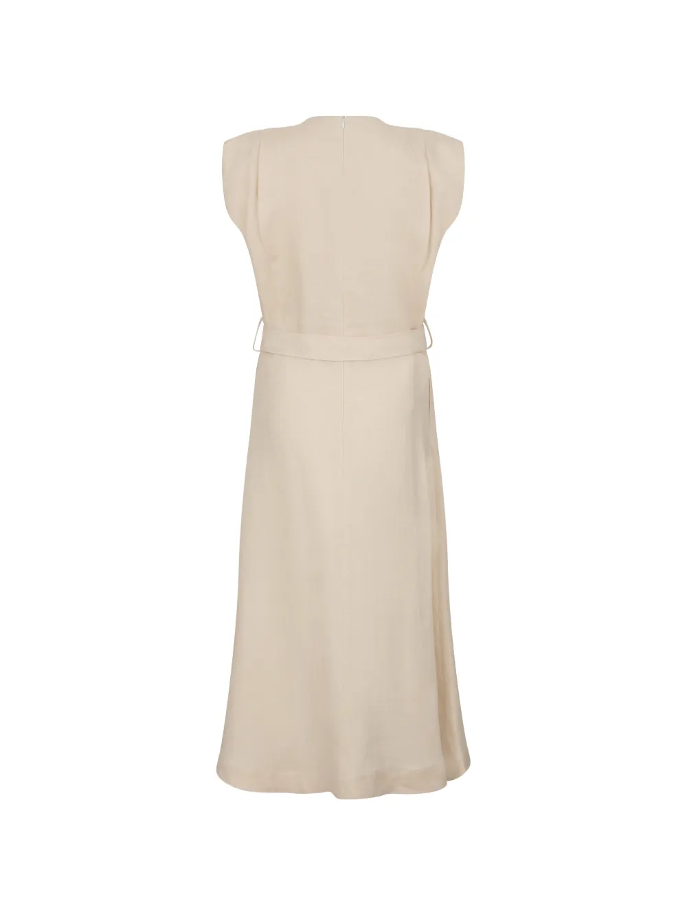  Slowear V-neck Tie Dress - Neutrals 