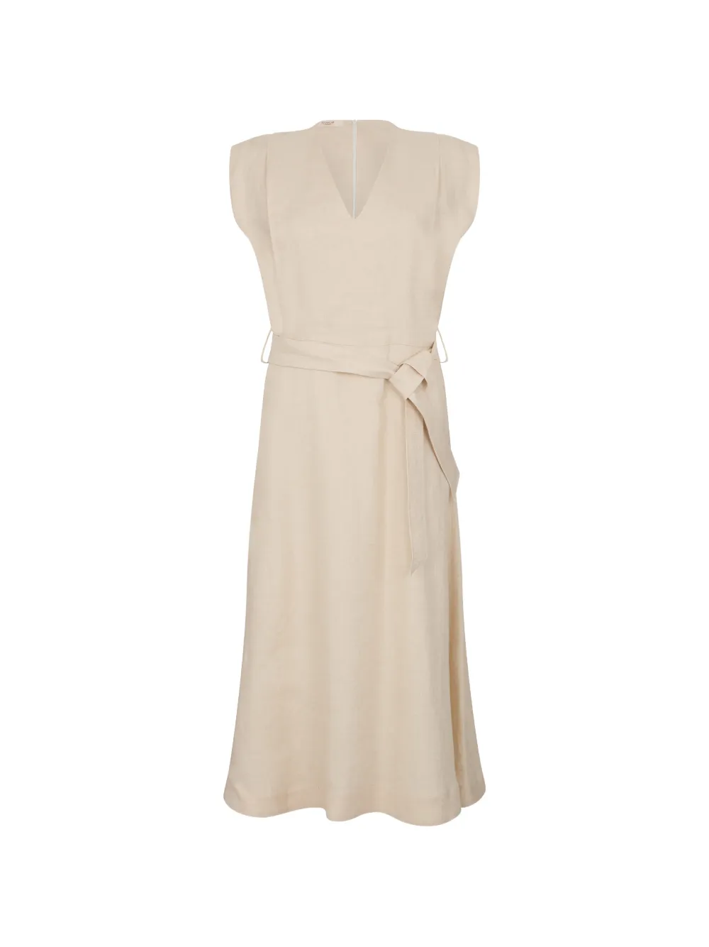 slowear v-neck tie dress - Toni neutri