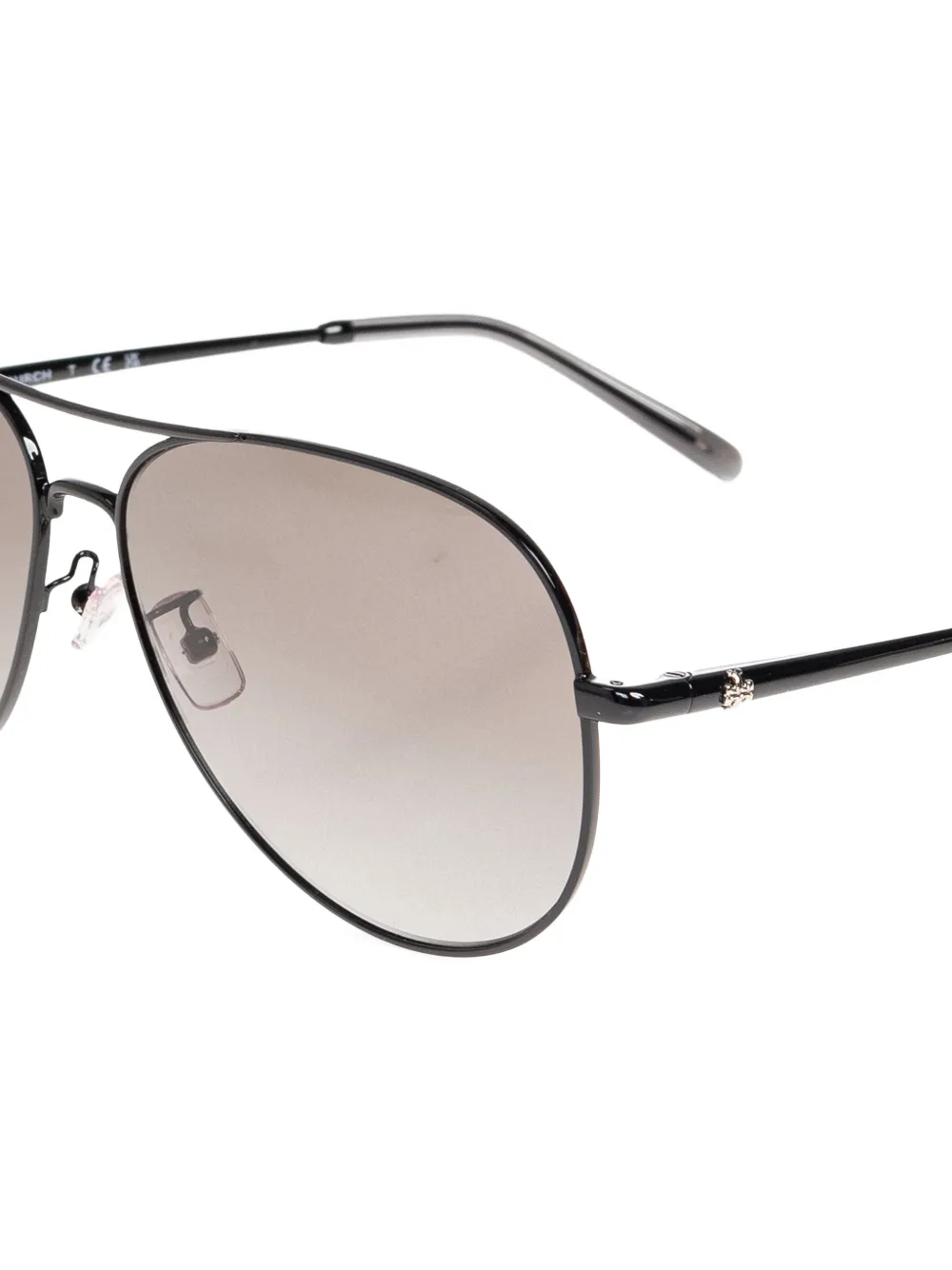 Tory Burch Zonnebril met piloten montuur Zwart