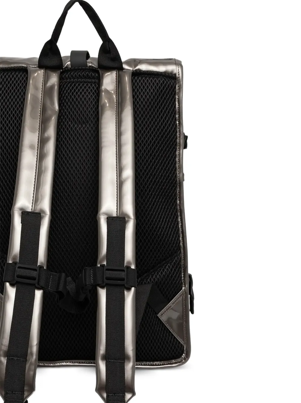  Rains Large Rolltop Backpack - Silver 