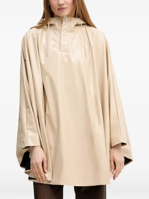 Rains hooded oversize cape