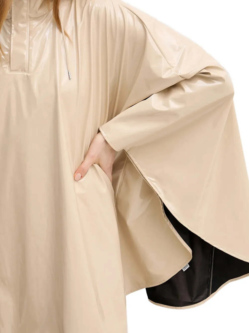 Rains Oversized cape Beige