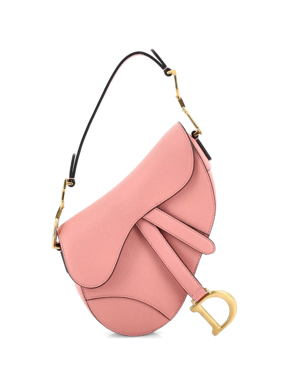 Christian Dior Pre-Owned Saddle Handbag Leather Mini shoulder bag - Rosa