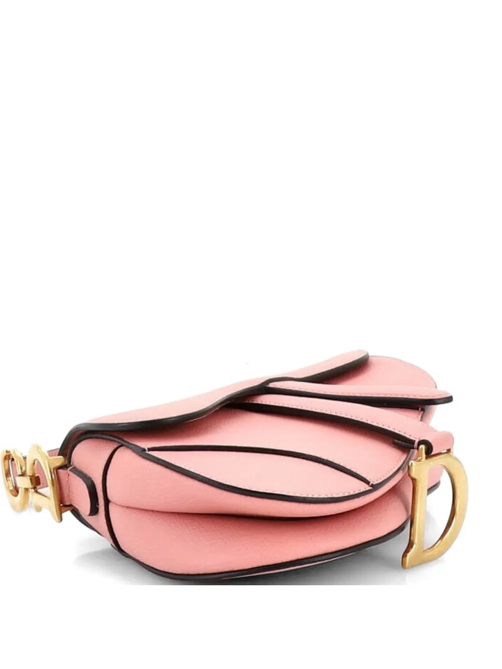 Christian Dior Pre-Owned Saddle Handbag Leather Mini shoulder bag - Rosa