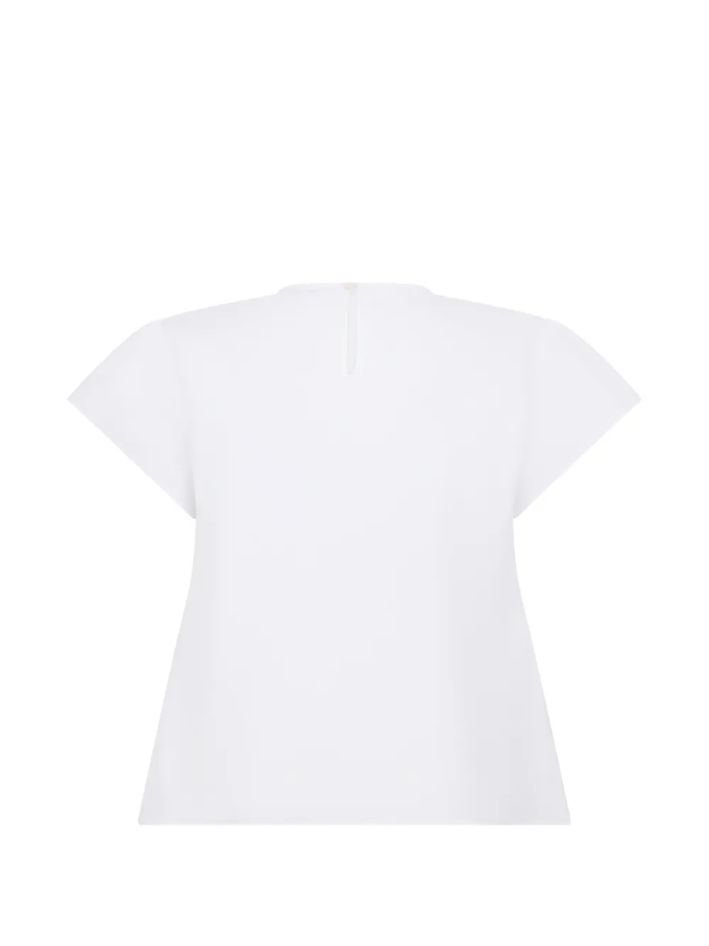  Kristina Ti Crew-neck Blouse - White 