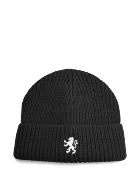 Cavendish ribbed logo beanie hat